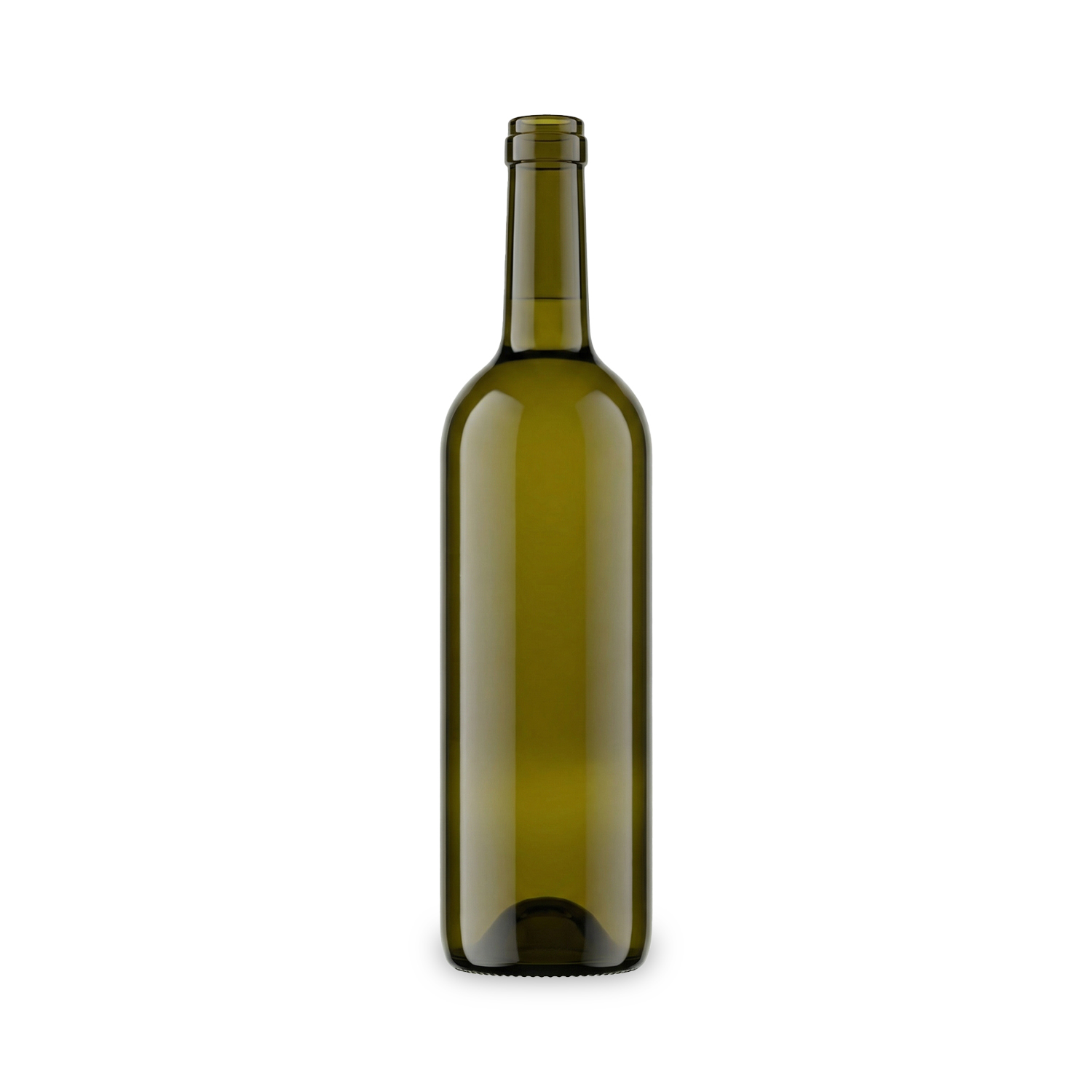 750ml Bordeaux, kurksluiting, Antiek groen