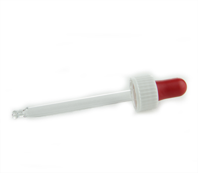 Pipetmontuur DIN18, 89mm, Rood/wit
